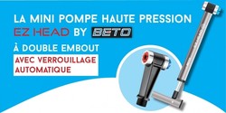 Mini pompe tlescopique EZ HEAD BETO - Cycles Carvalho Auxerre
